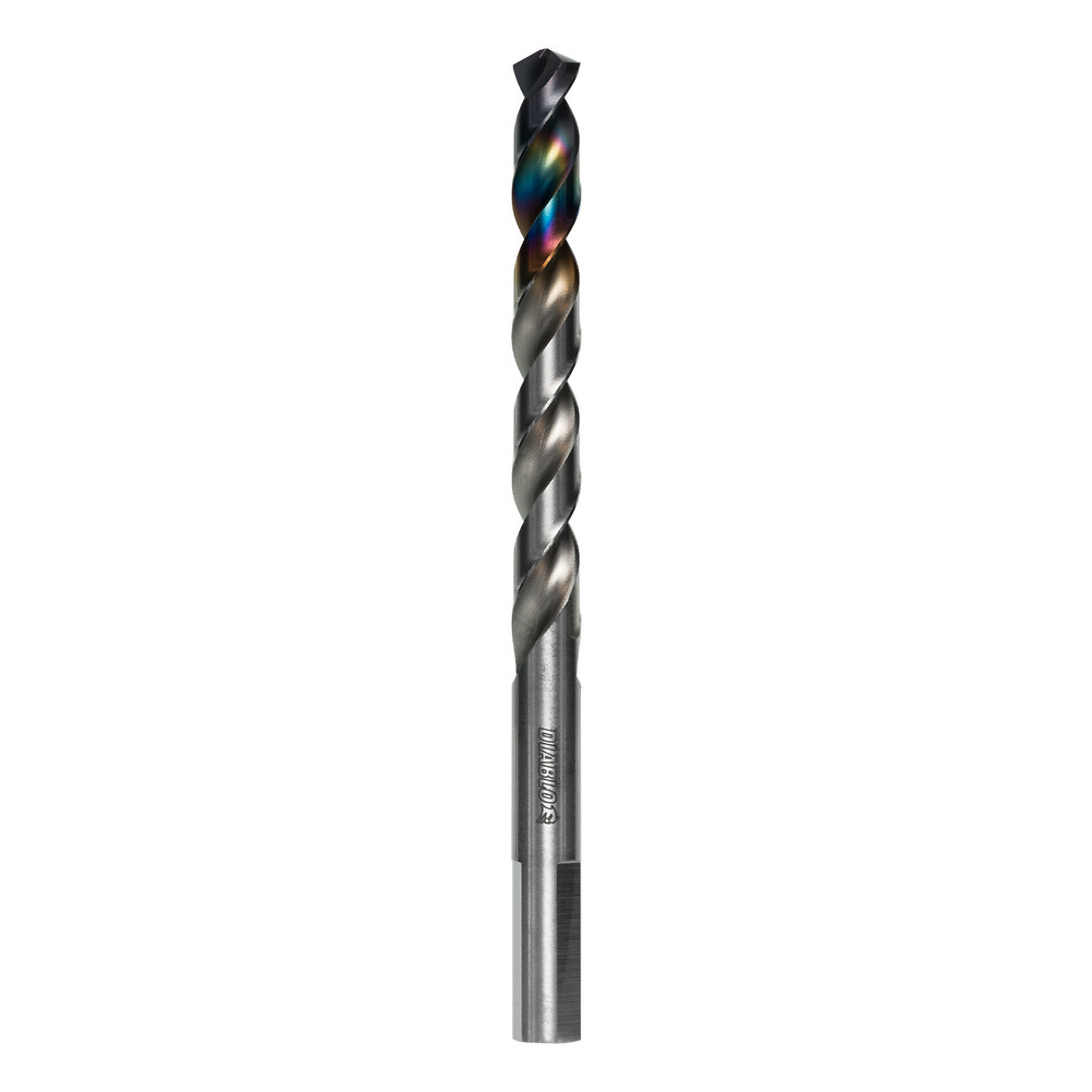 Diablo Tools Metal Demon Drill Bit - 3/8in., Hybrid Split Point Tip, Thermal Shield Protective Coating, Model# DMD38JP1